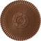 Ekena Millwork Nexus Ceiling Medallion (Fits Canopies up to 2 3/4"), Hand-Painted Polished Copper, 30"OD x 1 1/4"P CM30NEPOS - alternate 1